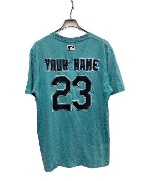 OFFWHITE（オフホワイト）OFFWHITE (オフホワイト) New Era (ニューエラ) MLBナンバリングTシャツ ブルー サイズ:XLの古着・服飾アイテム