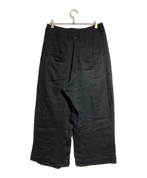 SHINYA KOZUKA（シンヤコズカ）SHINYA KOZUKA (シンヤコズカ) BAGGY (MINT CONDITION LINEN)/バギー ブラック サイズ:Mの古着・服飾アイテム