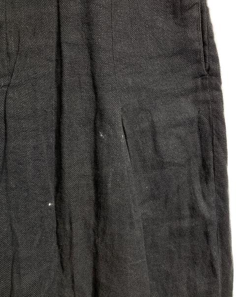 SHINYA KOZUKA（シンヤコズカ）SHINYA KOZUKA (シンヤコズカ) BAGGY (MINT CONDITION LINEN)/バギー ブラック サイズ:Mの古着・服飾アイテム