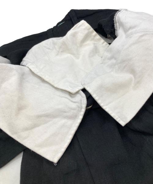 SHINYA KOZUKA（シンヤコズカ）SHINYA KOZUKA (シンヤコズカ) BAGGY (MINT CONDITION LINEN)/バギー ブラック サイズ:Mの古着・服飾アイテム