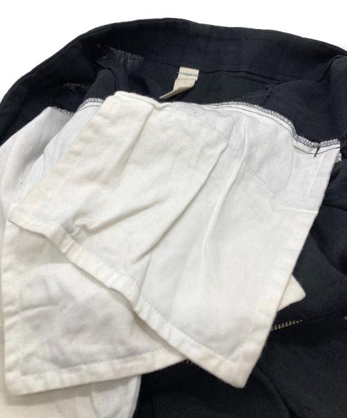 SHINYA KOZUKA（シンヤコズカ）SHINYA KOZUKA (シンヤコズカ) BAGGY (MINT CONDITION LINEN)/バギー ブラック サイズ:Mの古着・服飾アイテム