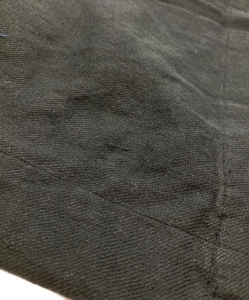 SHINYA KOZUKA（シンヤコズカ）SHINYA KOZUKA (シンヤコズカ) BAGGY (MINT CONDITION LINEN)/バギー ブラック サイズ:Mの古着・服飾アイテム