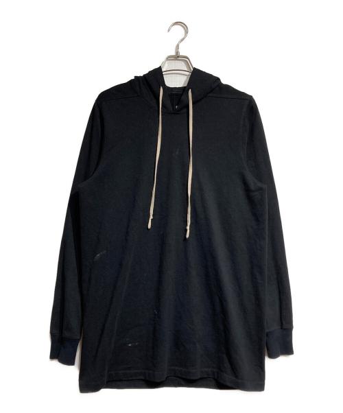 RICK OWENS（リックオウエンス）RICK OWENS (リックオウエンス) プルオーバーパーカー/Pullover Hoodie ブラック サイズ:Sの古着・服飾アイテム