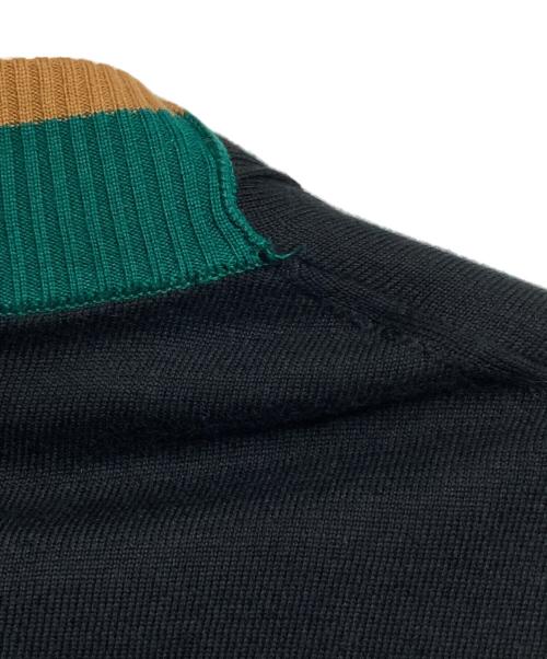 KOLOR（カラー）KOLOR (カラー) レイヤードカーディガン/Layered cardigan ブラック サイズ:5の古着・服飾アイテム