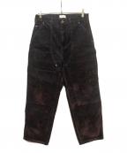 WIND AND SEAウィンダンシー）の古着「VEROUR DENIM PANT」｜ブラウン
