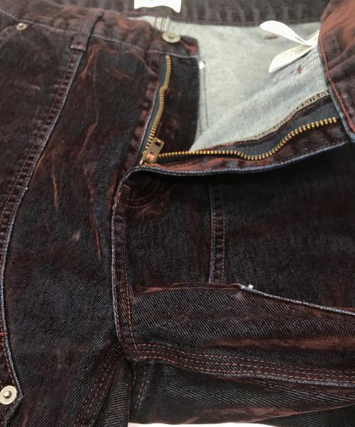 WIND AND SEA（ウィンダンシー）WIND AND SEA (ウィンダンシー) VEROUR DENIM PANT ブラウン サイズ:SIZE Sの古着・服飾アイテム