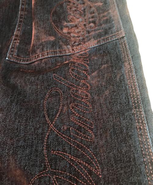 WIND AND SEA（ウィンダンシー）WIND AND SEA (ウィンダンシー) VEROUR DENIM PANT ブラウン サイズ:SIZE Sの古着・服飾アイテム