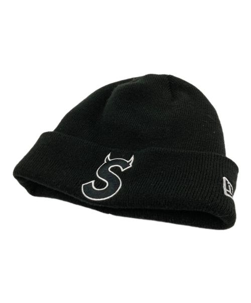 SUPREME（シュプリーム）Supreme (シュプリーム) New Era (ニューエラ) Devil S Logo Beanie ブラックの古着・服飾アイテム