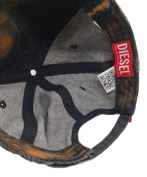 DIESEL（ディーゼル）DIESEL (ディーゼル) C-SEYMONキャップ グレー×オレンジの古着・服飾アイテム