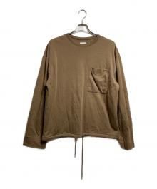 DRIES VAN NOTEN（ドリスヴァンノッテン）の古着「ドローコード付きスウェット/Drawstring sweatshirt」｜ブラウン