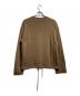 DRIES VAN NOTEN (ドリスヴァンノッテン) ドローコード付きスウェット/Drawstring sweatshirt ブラウン サイズ:M：18000円