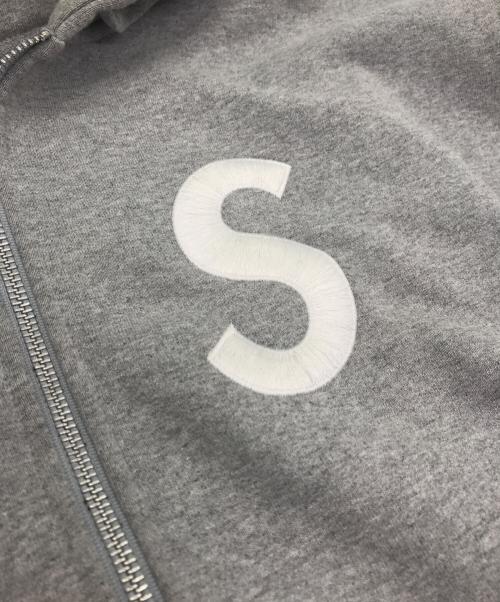 SUPREME（シュプリーム）SUPREME (シュプリーム) S Logo Zip Up Hooded Sweatshirt Heather Grey サイズ:Ｍの古着・服飾アイテム