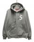 SUPREME（シュプリーム）の古着「S Logo Zip Up Hooded Sweatshirt」｜Heather Grey