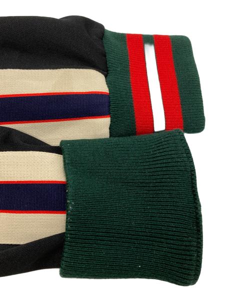 GUCCI（グッチ）GUCCI (グッチ) TECHNICAL JERSEY JACKET/テクニカルジャージ・ジャケット ブラック サイズ:Mの古着・服飾アイテム