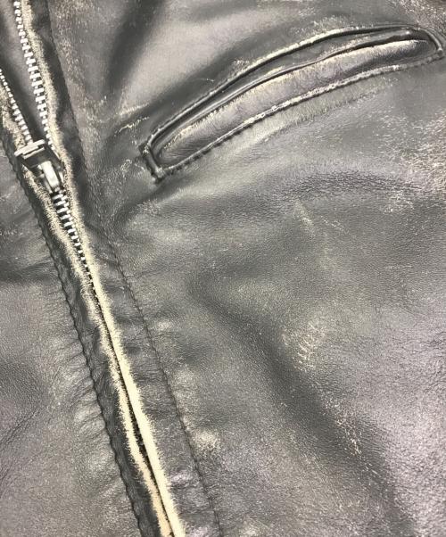 Schott（ショット）Schott (ショット) ライナー付シングルライダースジャケット ブラック サイズ:32の古着・服飾アイテム