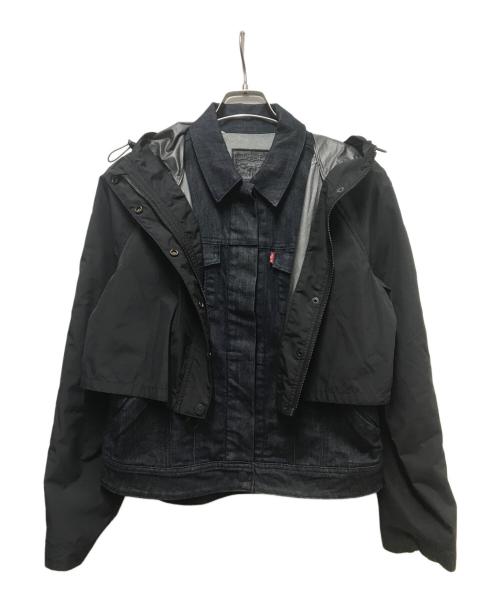 LEVI'S（リーバイス）LEVI'S (リーバイス) ナイロン レイヤード デニムジャケット インディゴ サイズ:Sの古着・服飾アイテム