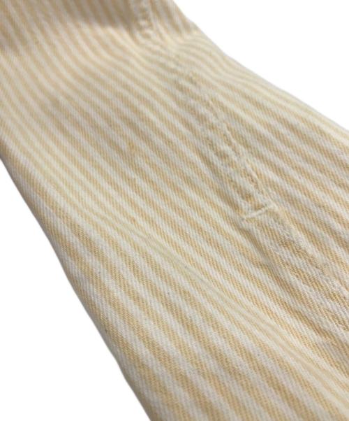 LEVI'S MADE&CRAFTED（リーバイスメイドクラフテッド）LEVI'S MADE&CRAFTED (リーバイスメイドクラフテッド) ストライプ デニムジャケット イエロー サイズ:Sの古着・服飾アイテム