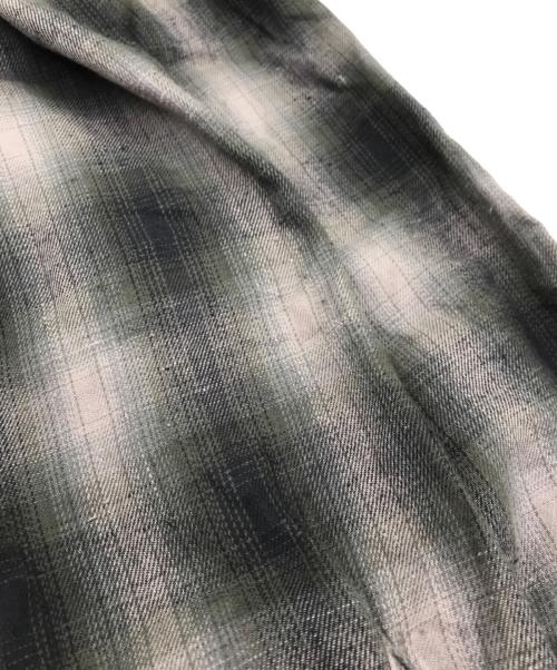 thisisneverthat（ディスイズネバーザット）thisisneverthat (ディスイズネバーザット) Nep Check Zip Shirt オリーブ サイズ:Sの古着・服飾アイテム