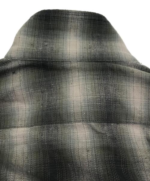thisisneverthat（ディスイズネバーザット）thisisneverthat (ディスイズネバーザット) Nep Check Zip Shirt オリーブ サイズ:Sの古着・服飾アイテム