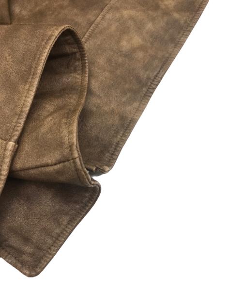 Sea Room lynn（シールームリン）Sea Room Lynn (シールームリン) ECOレザーSHORTライダースジャケット ブラウン サイズ:SIZE Freeの古着・服飾アイテム