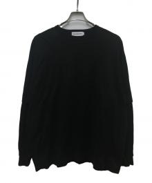 COOTIE PRODUCTIONS（クーティープロダクツ）の古着「Supima Oversized Cellie L/S Tee」｜ブラック