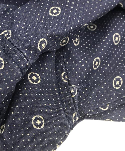POLO RALPH LAUREN（ポロ・ラルフローレン）POLO RALPH LAUREN (ポロ・ラルフローレン) 90s パジャマシャツ ネイビー サイズ:Mの古着・服飾アイテム