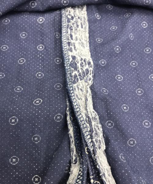 POLO RALPH LAUREN（ポロ・ラルフローレン）POLO RALPH LAUREN (ポロ・ラルフローレン) 90s パジャマシャツ ネイビー サイズ:Mの古着・服飾アイテム