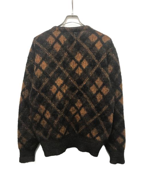 National（ナショナル）National (ナショナル) 60s モヘア混カーディガン ブラウン サイズ:Ｍの古着・服飾アイテム