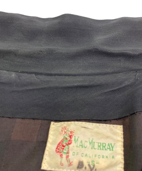 Mac Murray（マックマレー）Mac Murray (マックマレー) 50s レーヨンギャバウエスタンジャケット ブラック サイズ:Sの古着・服飾アイテム