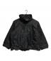 FAMILY JAPAN（ファミリージャパン）の古着「ハイネックギャザーパフジャケット/Stand-up Collar Gathered Puffer Jacket」｜ブラック