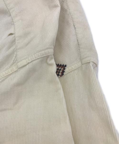 TOWN CRAFT（タウンクラフト）TOWN CRAFT (タウンクラフト) 50s プリントコーデュロイシャツ ベージュ サイズ:Mの古着・服飾アイテム