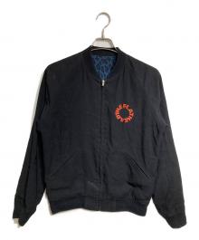 THE FLAT HEAD（ザ・フラットヘッド）の古着「レーヨンツイルジャケット/Rayon Twill Jacket 」｜ブラック
