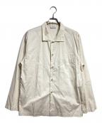 LEMAIREルメール）の古着「Stand Collar Shirt/スタンドカラーシャツ」｜ベージュ