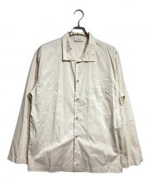 LEMAIRE（ルメール）の古着「Stand Collar Shirt/スタンドカラーシャツ」｜ベージュ