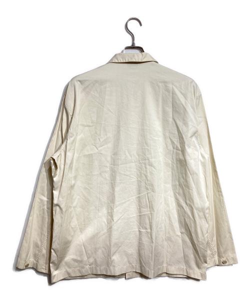 LEMAIRE（ルメール）LEMAIRE (ルメール) Stand Collar Shirt/スタンドカラーシャツ ベージュ サイズ:48の古着・服飾アイテム