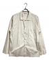 LEMAIRE（ルメール）の古着「Stand Collar Shirt/スタンドカラーシャツ」｜ベージュ