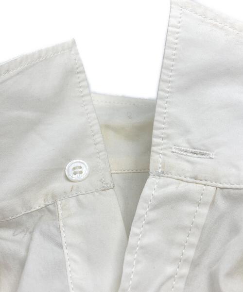 Yohji Yamamoto pour homme（ヨウジヤマモト プールオム）Yohji Yamamoto pour homme (ヨウジヤマモト プールオム) 環縫い3枚衿B ロングシャツ/Triple-Collar Long Shirt with Chain Stitching ホワイト サイズ:3の古着・服飾アイテム