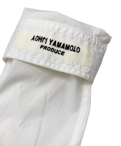 Yohji Yamamoto pour homme（ヨウジヤマモト プールオム）Yohji Yamamoto pour homme (ヨウジヤマモト プールオム) 環縫い3枚衿B ロングシャツ/Triple-Collar Long Shirt with Chain Stitching ホワイト サイズ:3の古着・服飾アイテム