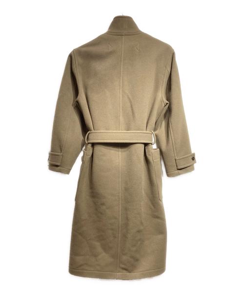 LEMAIRE（ルメール）LEMAIRE (ルメール) WRAP COAT DARK SQUIRREL/ラップコート ダークスクイレル ブラウン サイズ:Sの古着・服飾アイテム