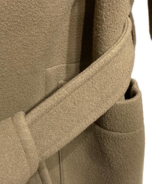 LEMAIRE（ルメール）LEMAIRE (ルメール) WRAP COAT DARK SQUIRREL/ラップコート ダークスクイレル ブラウン サイズ:Sの古着・服飾アイテム