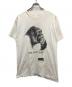 FRUIT OF THE LOOM（フルーツオブザルーム）の古着「Human-i-Tees アートアニマルTシャツ」｜ホワイト