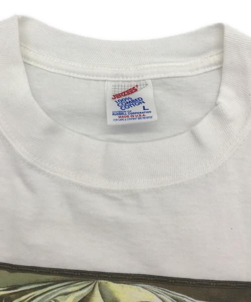 JERZEES（ジャージーズ）JERZEES (ジャージーズ) Salvador Dalí 00-90sアートプリントTシャツ ホワイト サイズ:Lの古着・服飾アイテム