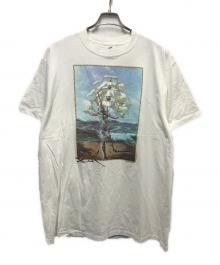 JERZEES（ジャージーズ）の古着「Salvador Dalí 00-90sアートプリントTシャツ」｜ホワイト