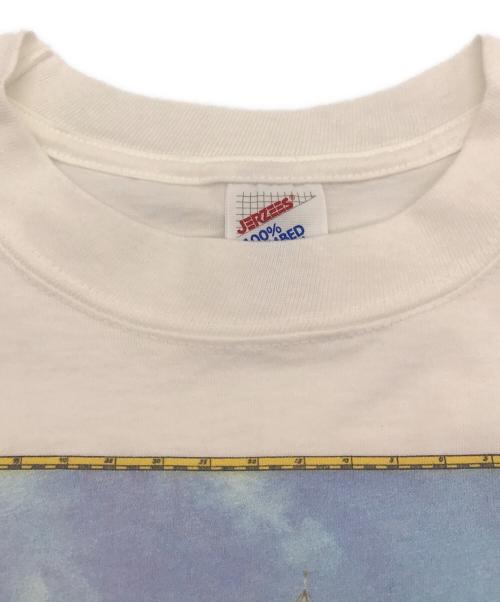 JERZEES（ジャージーズ）JERZEES (ジャージーズ) Salvador Dalí 00-90sアートプリントTシャツ ホワイト サイズ:Lの古着・服飾アイテム