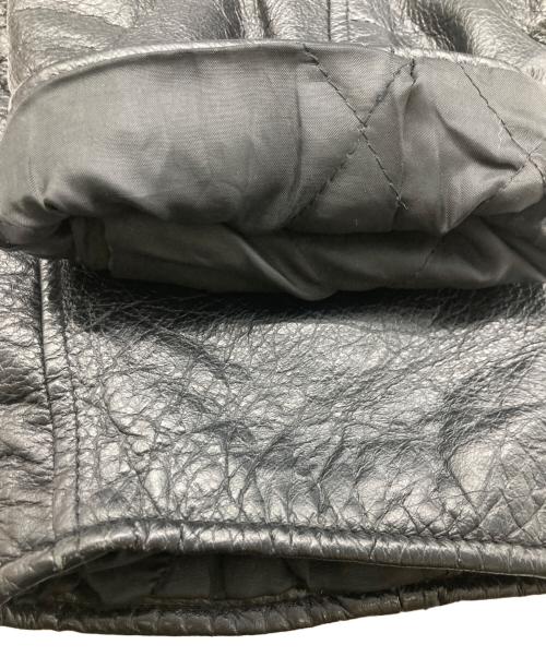 DOCKERS（ドッカーズ）DOCKERS (ドッカーズ) レザージャケット ブラック サイズ:Lの古着・服飾アイテム