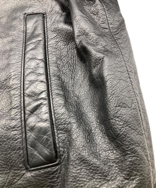 DOCKERS（ドッカーズ）DOCKERS (ドッカーズ) レザージャケット ブラック サイズ:Lの古着・服飾アイテム