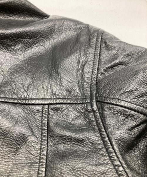 DOCKERS（ドッカーズ）DOCKERS (ドッカーズ) レザージャケット ブラック サイズ:Lの古着・服飾アイテム