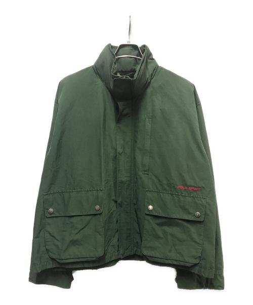 POLO SPORT（ポロスポーツ）POLO SPORT (ポロスポーツ) Sailing jacket 90sフィッシングジャケット グリーン サイズ:Mの古着・服飾アイテム