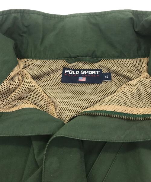 POLO SPORT（ポロスポーツ）POLO SPORT (ポロスポーツ) Sailing jacket 90sフィッシングジャケット グリーン サイズ:Mの古着・服飾アイテム