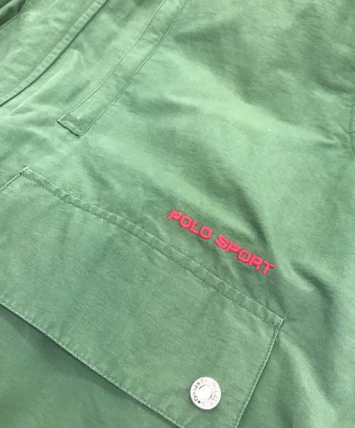POLO SPORT（ポロスポーツ）POLO SPORT (ポロスポーツ) Sailing jacket 90sフィッシングジャケット グリーン サイズ:Mの古着・服飾アイテム